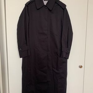 Paul Smith Coat, Midnight Navy, Beautiful Cotton, Midnight Navy IT44 Women's M-L